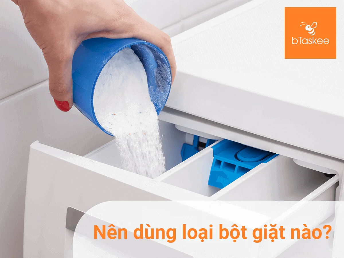 Nên dùng loại bột giặt nào?