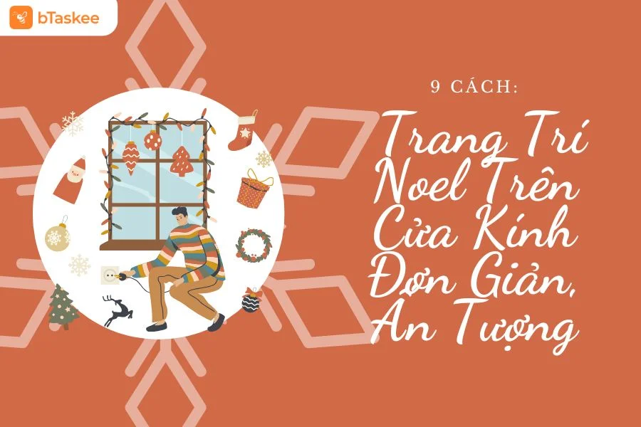 9 Cách Trang Trí Noel Trên Cửa Kính Đơn Giản, Tinh Tế Và Ấn Tượng