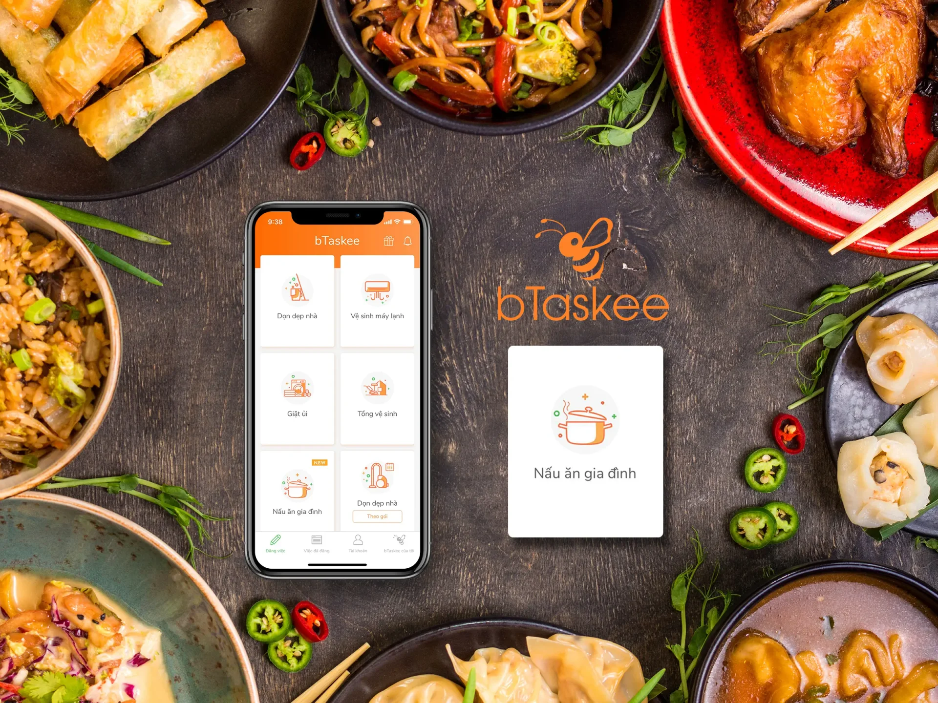 bTaskee: The first family cooking service application in Vietnam