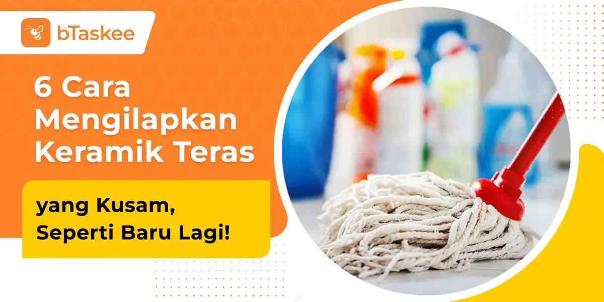 6 Cara Mengilapkan Keramik Teras yang Kusam, Seperti Baru Lagi!