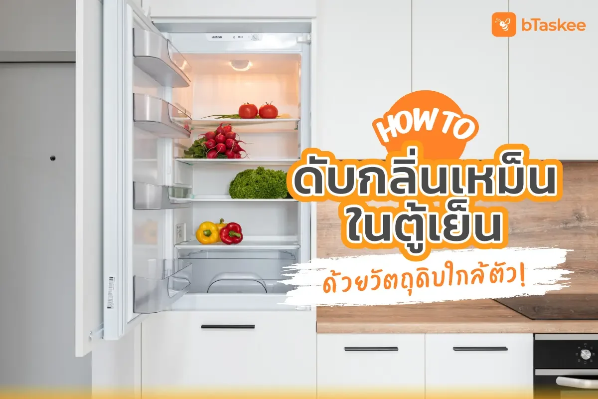 ดับกลิ่นตู้เย็น ง่ายๆ ด้วยวัตถุดิบใกล้ตัวหาได้ในบ้าน!