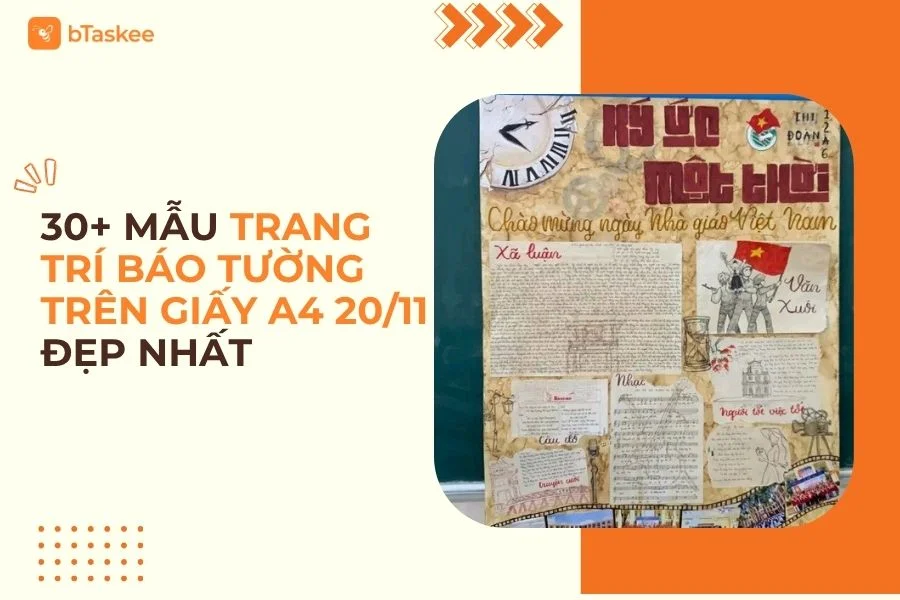 30+ Mẫu Trang Trí Báo Tường Trên Giấy A4 20 11 Đẹp Nhất