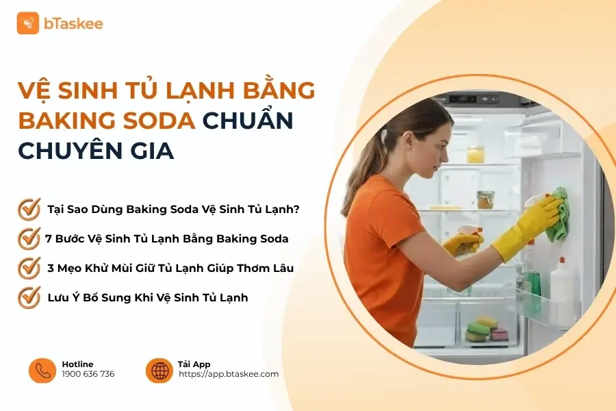 Vệ Sinh Tủ Lạnh Bằng Baking Soda Chuẩn Chuyên Gia