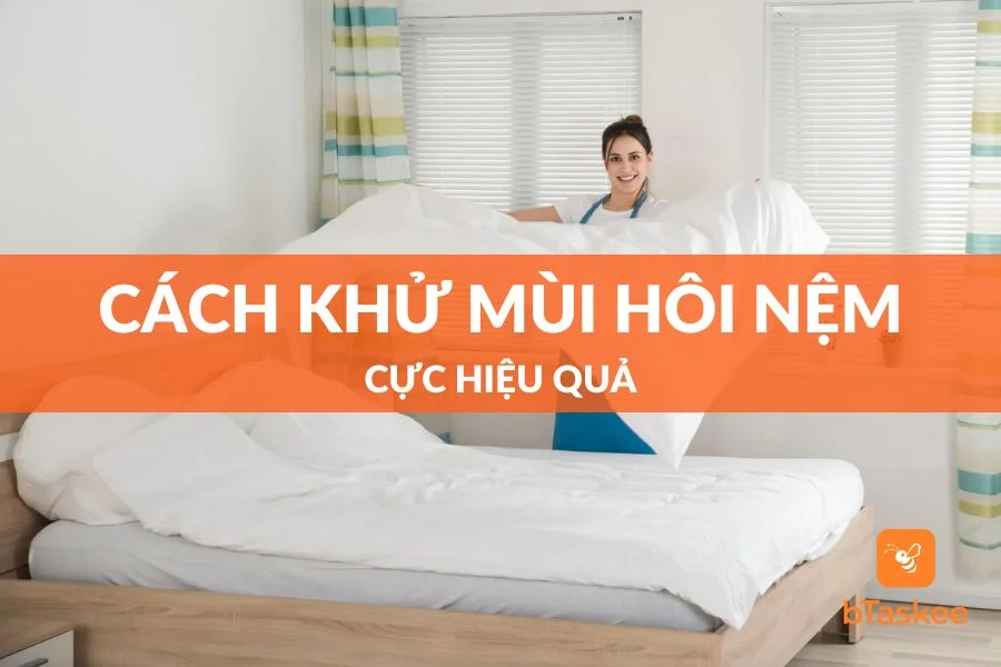 Cách Khử Mùi Hôi Mốc Trên Nệm Cực Hiệu Quả