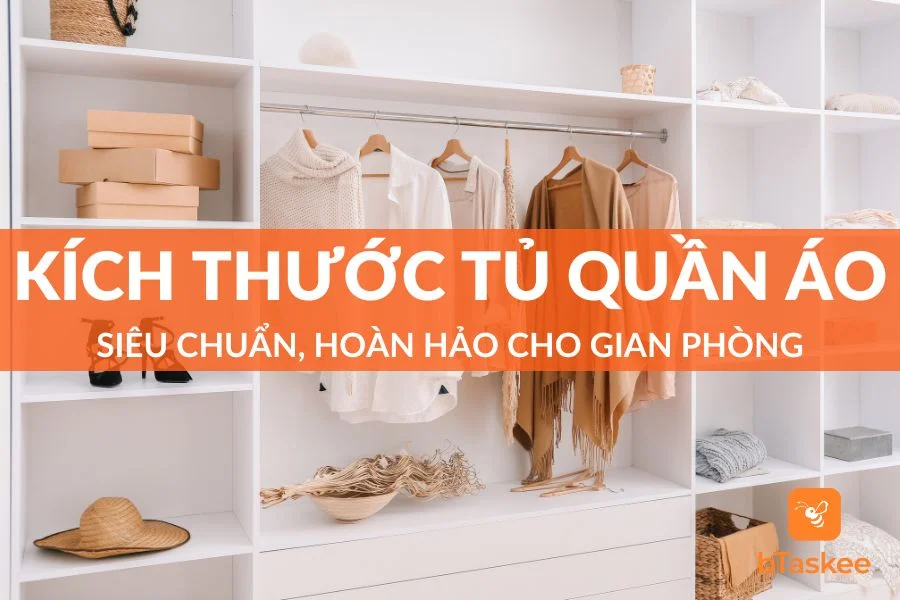 Bí Quyết Chọn Kích Thước Tủ Quần Áo Cho Gian Phòng