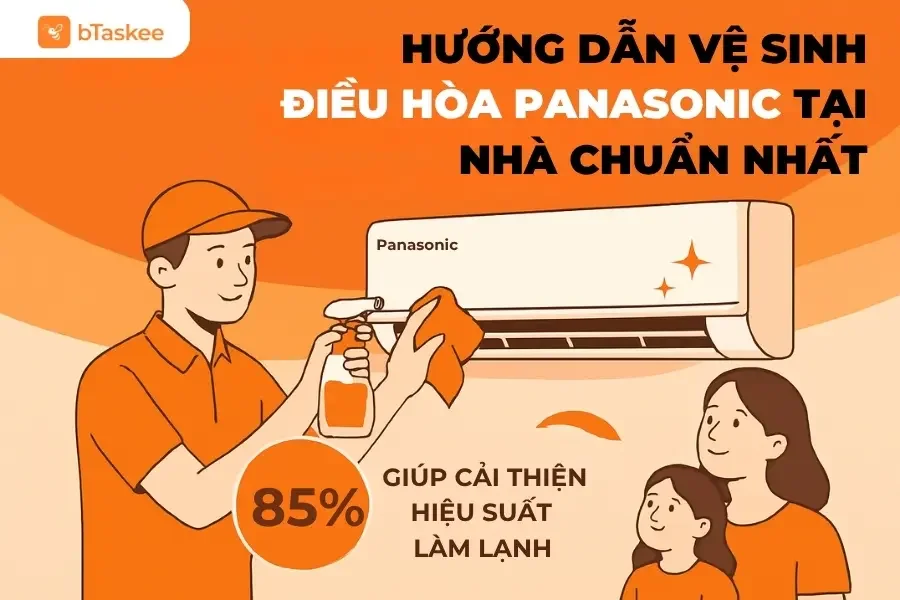 Hướng Dẫn Vệ Sinh Điều Hòa Panasonic Tại Nhà Chuẩn Nhất