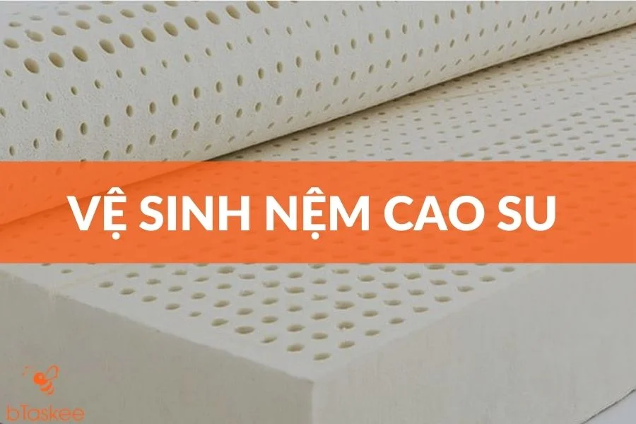 Hướng Dẫn Vệ Sinh Nệm Cao Su Tại Nhà Sạch Như Mới
