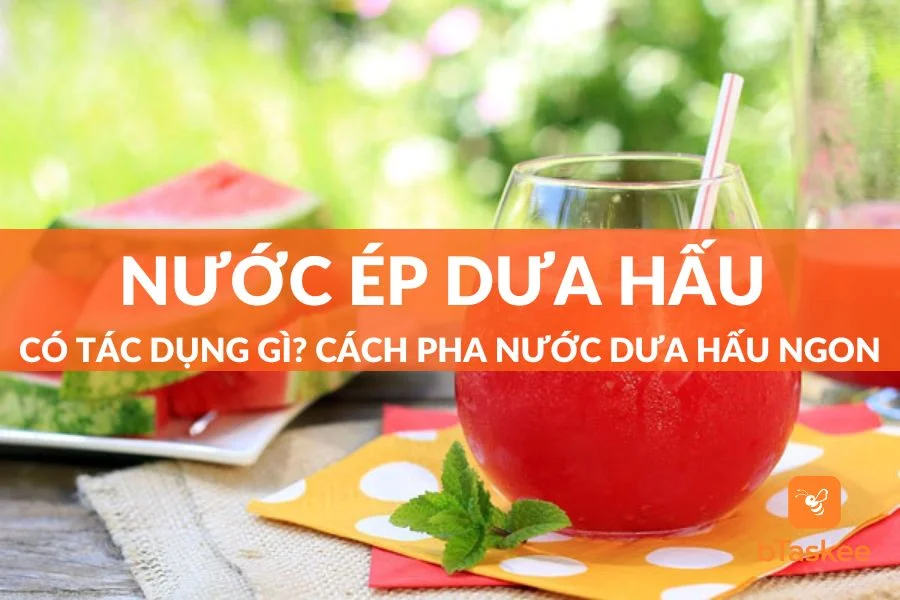 Nước Ép Dưa Hấu Có Tác Dụng Gì? Cách Pha Chế Ra Sao?