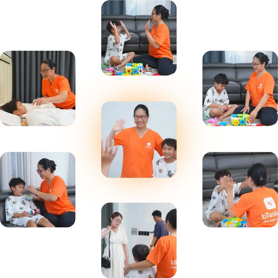Cakupan Layanan Pengasuh Anak bTaskee